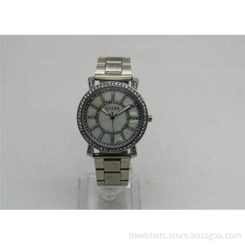 Promotion Zinc alloy Diamond Quartz Watch / custon logo sto